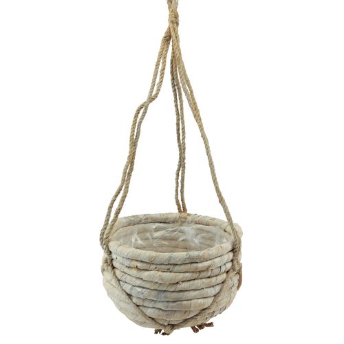 položky Koš na závěsný vodní hyacint bílý 25/31 cm sada 2 ks