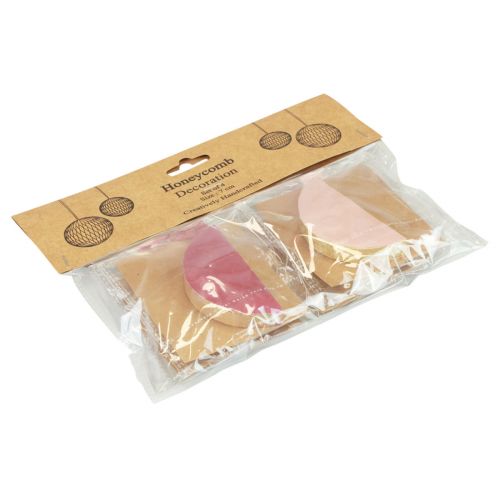 položky Voštinové kuličky Voštinové kuličky Bordeaux Pink Glitter Ø7cm 4 ks