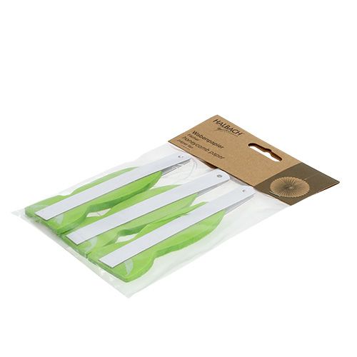 Floristik24 Voštinový papír květina zelená Ø20cm 3ks