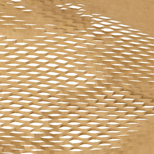 Papírový materiál s voštinovou strukturou, role 5m 50cm | Floristik24.cz