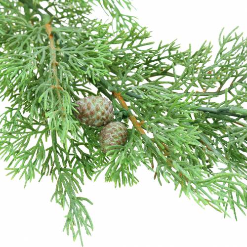 Floristik24 Deco větev jalovec se šiškami zelený 110cm
