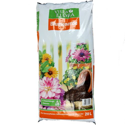 položky Zemina pro květináče Soil Villa Flora (20 litrů)