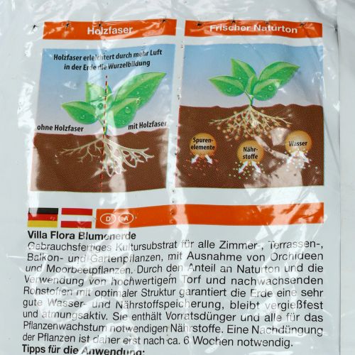 položky Zemina pro květináče Earth Villa Flora (20 litrů)