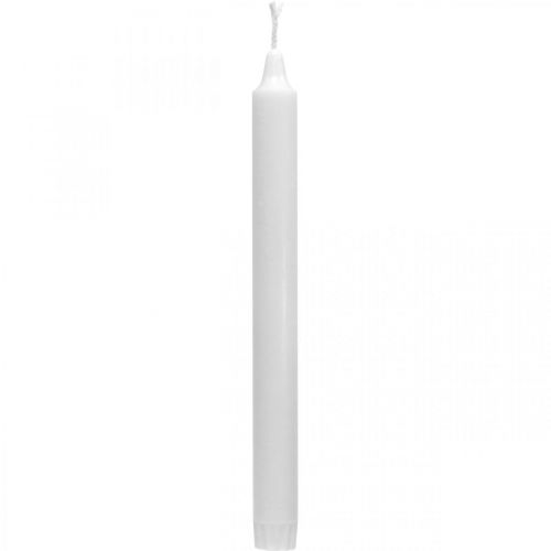položky PURE voskové svíčky tyčinkové svíčky bílé 250/23mm přírodní vosk 4 ks