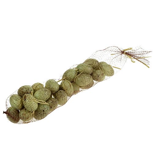 Floristik24 Křepelčí vajíčko v síti dekorace 6cm 27st.