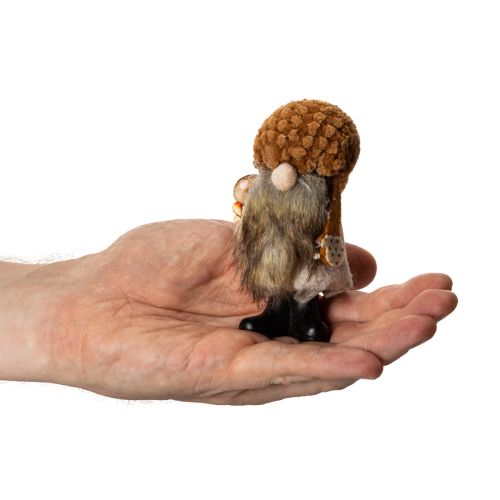 Figurka trpaslíka s vousy a špičatým kloboukem, 10 cm, 3 díly | Floristik24.cz