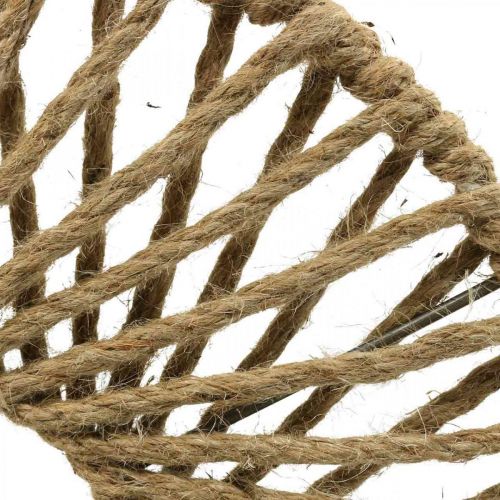 Floristik24 Nástěnná dekorace Boho styl, dekorativní jutová stuha Ø38cm