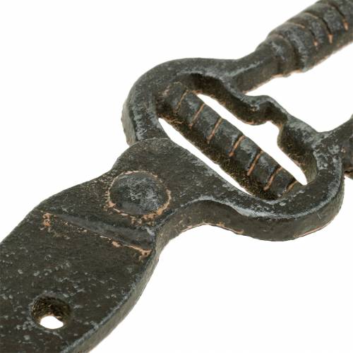 Floristik24 Zahradnické nůžky s hákem tmavě hnědé 25 cm x 15 cm