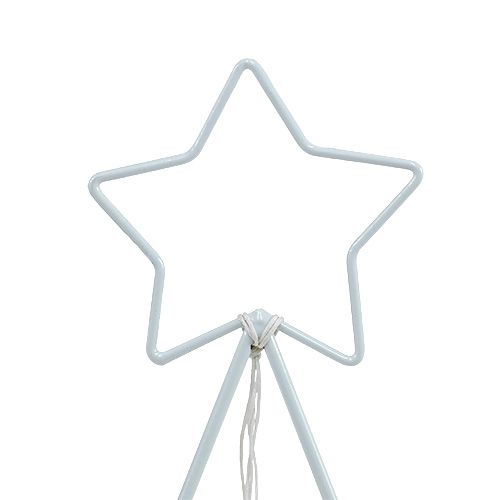 Floristik24 Vánoční stromek kovový bílý V53,5cm