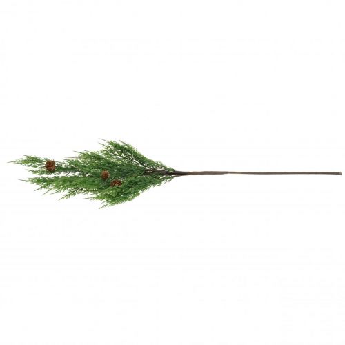 Floristik24 Větve cypřiše umělá vánoční větev s šiškami 78cm