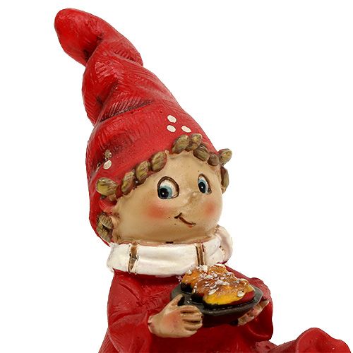 Floristik24 Vánoční figurka dětská 11cm červená 2ks