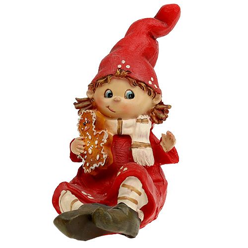 Floristik24 Vánoční figurka dětská 11cm červená 2ks