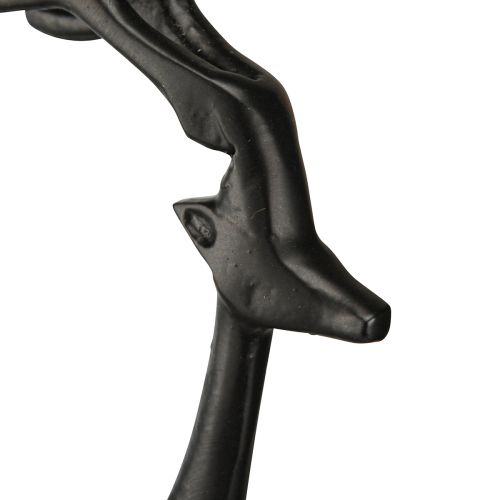 Floristik24 Vánoční dekorace figurka soba kovová černá 17×8×38,5cm