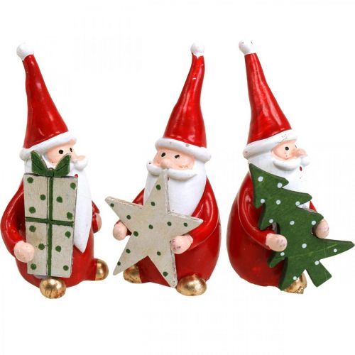 Floristik24 Vánoční figurky dekorace figurky Mikuláše V8cm 3ks