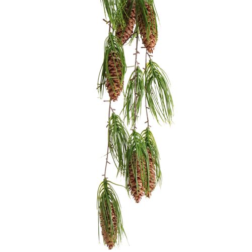 Vánoční girlanda z umělé jedle zelené, 6 kuželů 78 cm
