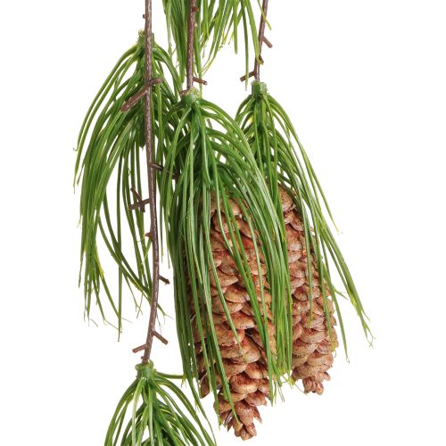 položky Vánoční girlanda z umělé jedle zelené, 6 kuželů 78 cm