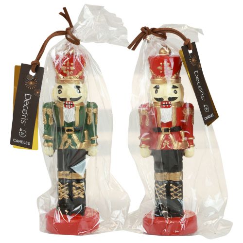položky Vánoční svíčka louskáček figurka stolní dekorace Vánoční 12cm 1 kus