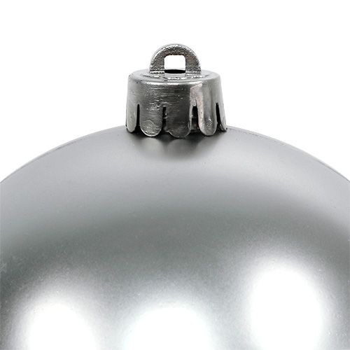 položky Vánoční koule stříbrná Ø10cm 4ks