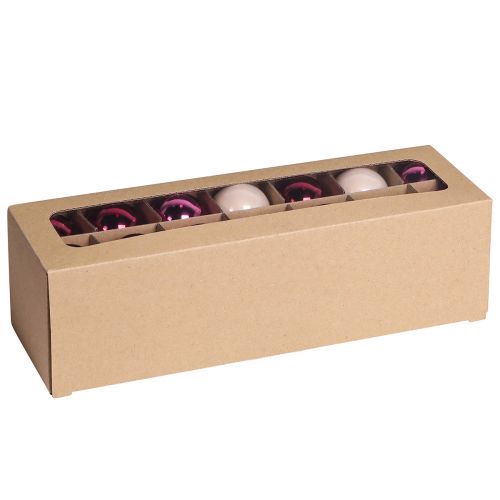 položky Vánoční koule skleněné Berry Mix stromové koule Ø4cm 24 ks