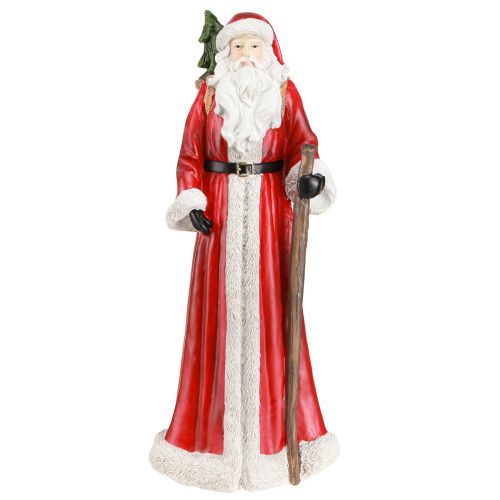 položky Figurka Mikuláše s košíkem červené bílé zelené zlato V36cm