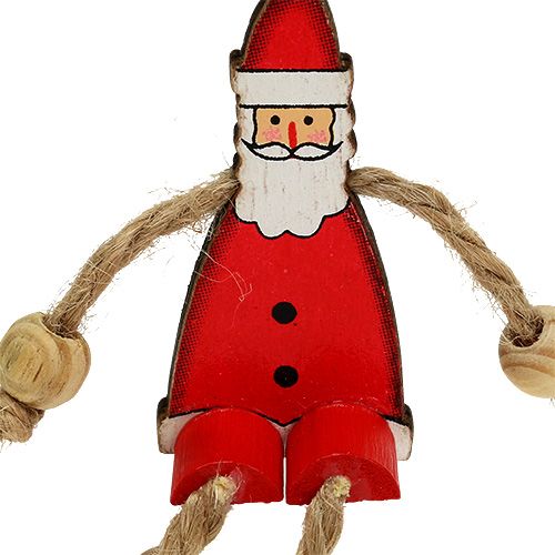 položky Figurka Santa Clause sedící 6,5cm červená 12ks