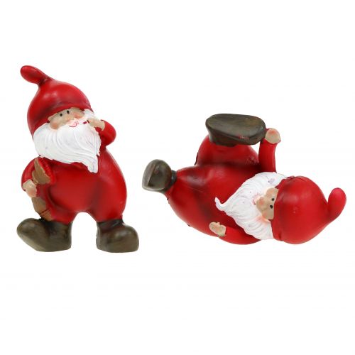 Floristik24 Santa Claus 5-7,5cm červený 4ks