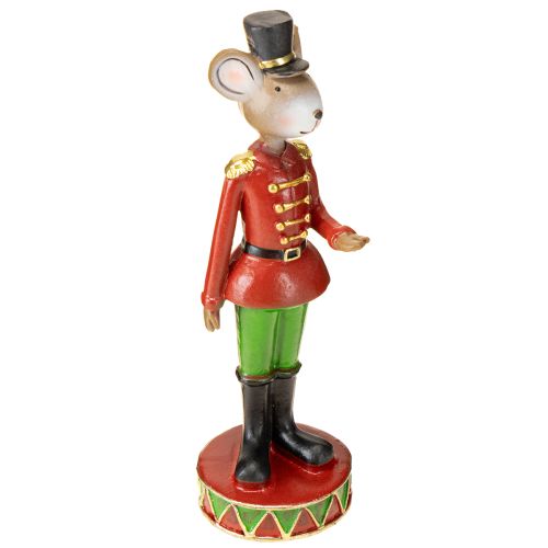 položky Vánoční dekorace figurky myší 14,5 cm červeno-zelené 2 kusy