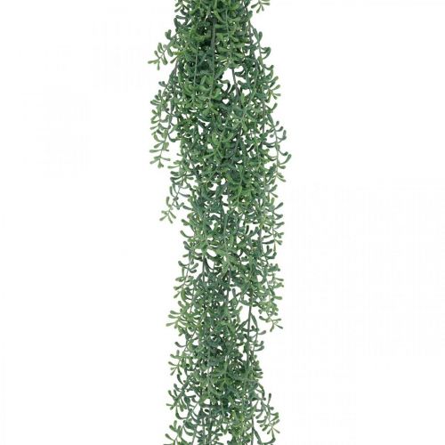 položky Zelená rostlina závěsná umělá závěsná rostlina s poupaty zelená, bílá 100cm