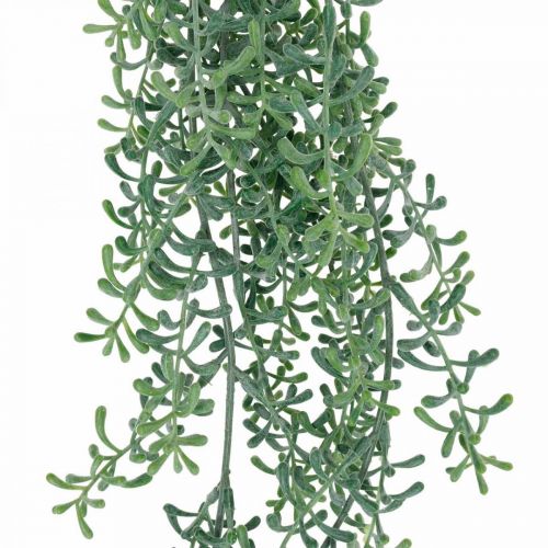 položky Zelená rostlina závěsná umělá závěsná rostlina s poupaty zelená, bílá 100cm