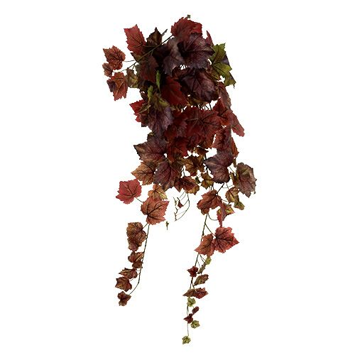Věšák z vinných listů zelený, tmavě červený 100cm