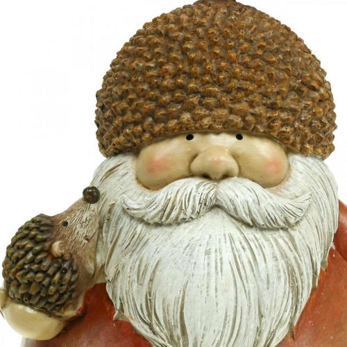 Floristik24 Figurka Imp s žaludem a ježkem ozdobná figurka podzimní hnědá V19cm