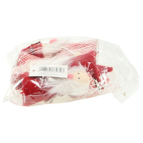 Floristik24 Gnome červený, bílý 9cm 4 ks