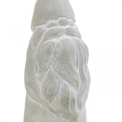Floristik24 Deco figurka Gnome vánoční dekorace betonově šedá H31cm