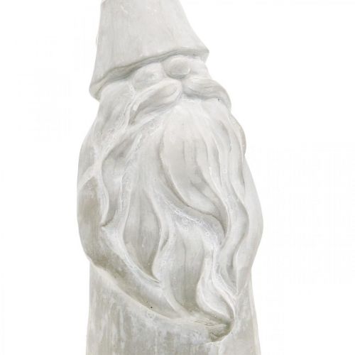 Floristik24 Deco figurka skřítek betonový vánoční skřítek šedý V39,5cm
