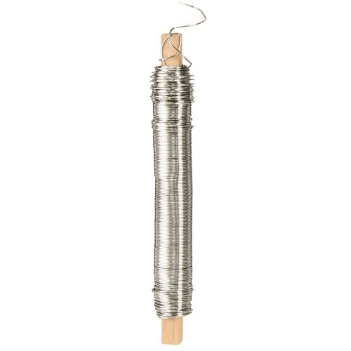 položky Omotávací drát řemeslný drát vázací drát nerez 0,65mm 100g