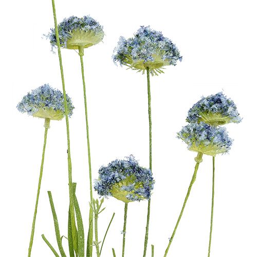 položky Luční květy modré L65cm 3ks
