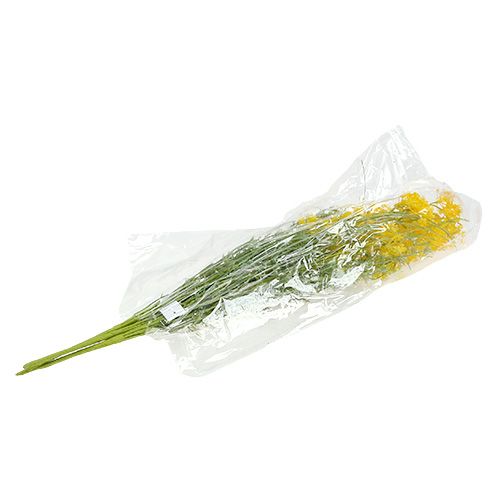 Floristik24 Luční květy žluté L60cm 3ks