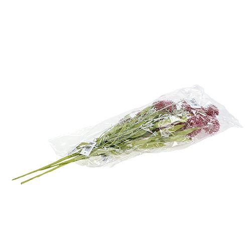 Floristik24 Luční květy červené L60cm 3ks