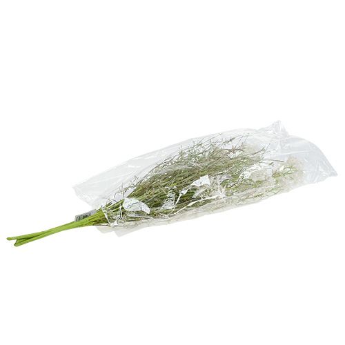Floristik24 Zahradní květiny bílé L50cm 3ks