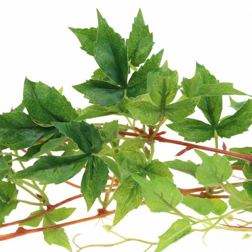 Floristik24 Virginia creeper umělá zelená, červená 136cm 7-pramen