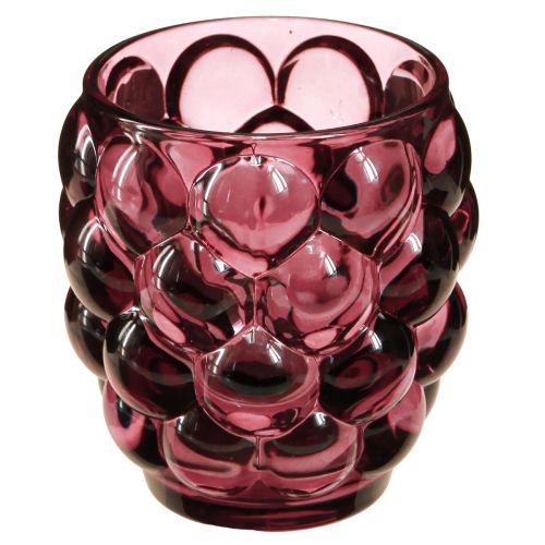položky Lucerna Berry Skleněný dekorativní svícen na čajovou svíčku Ø9cm V9,5cm 4 ks