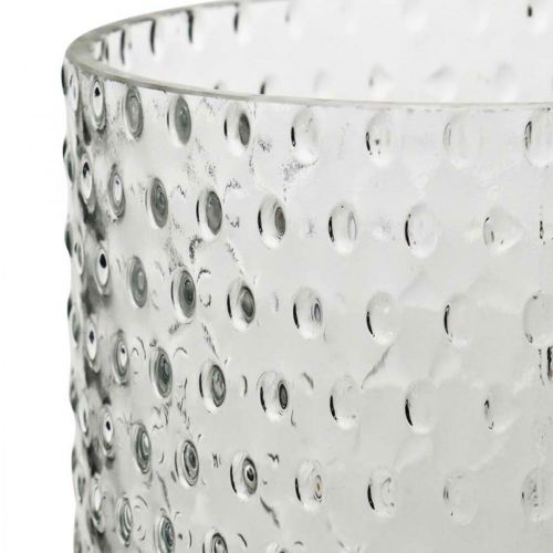 položky Váza na květiny, skleněná váza, sklo svíčky, skleněná lucerna Ø11,5 cm V23,5 cm