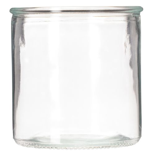 Skleněná válcová váza, průhledná, univerzální, 10 cm, 3 kusy | Floristik24.cz