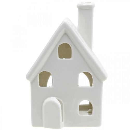 položky Lucerna House Ceramic Light House Advent White H14cm 2 ks
