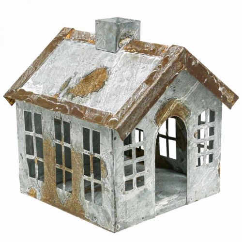 Lichthaus stojánek na čajovou svíčku Kovový domeček na čajovou svíčku V14,5cm