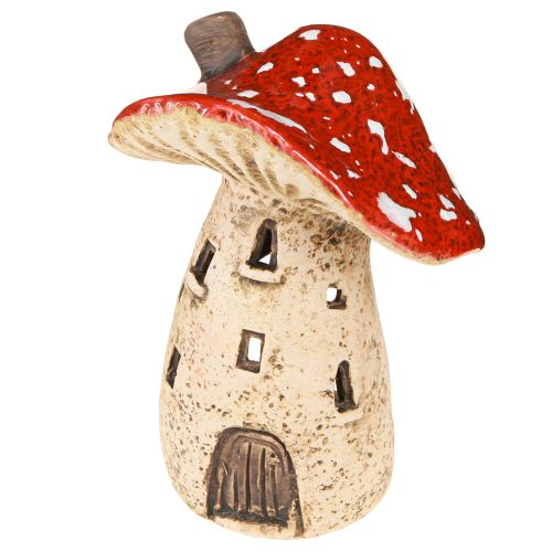 položky Keramická lucerna muchomůrky podzimní dekorace V12,5/14cm 2 ks