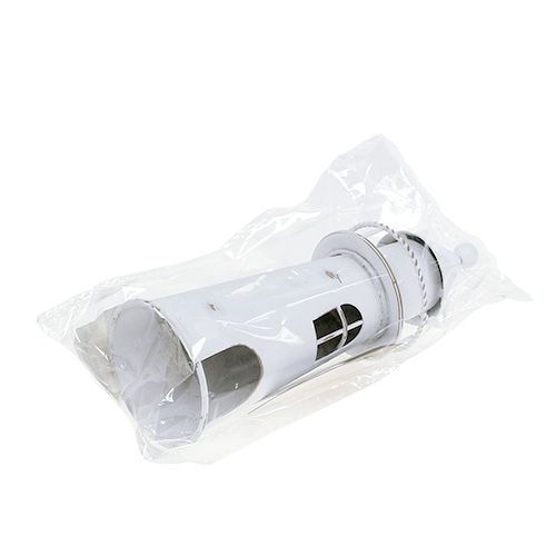 Floristik24 Deco maják 15cm bílý