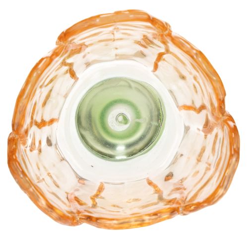 položky Skleněný svícen na čajovou svíčku ve tvaru tulipánu, vintage styl, romantická bytová dekorace, 20 cm