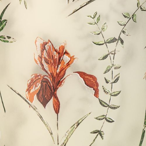 položky Skleněný svícen na čajové svíčky, květinový vzor pro útulné chvíle doma, 18 cm