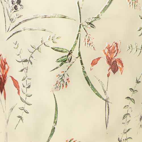 položky Dekorativní skleněná lucerna s květinovým motivem pro atmosférické bytové doplňky, 8 cm, 4 kusy.